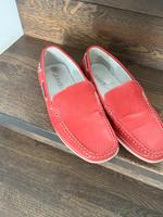Rote Leder Schuhe Slipper für Herren Bayern - Regensburg Vorschau