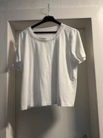 Weißes T Shirt mit häkel Ausschnitt Nordrhein-Westfalen - Iserlohn Vorschau