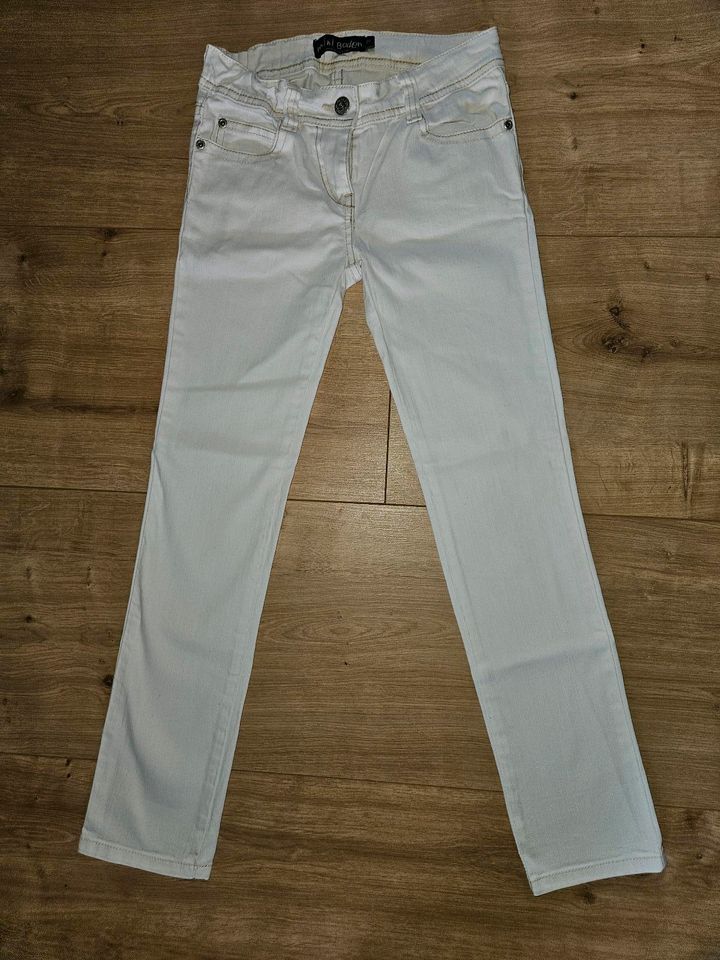 Mini Boden weiße Jeans Hose Gr 140 - 10Y in Schönewörde