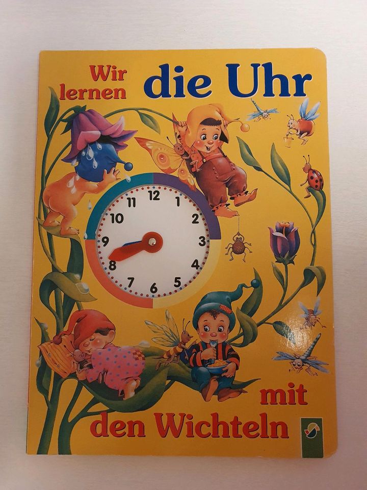 Uhr Lernbuch/ Wir lernen die Uhr/ Wichtel Buch in Klettwitz