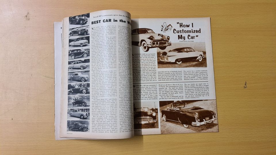 Motor Trend Magazin März 1954 / Studebaker, Hudson, Chrysler in Besigheim