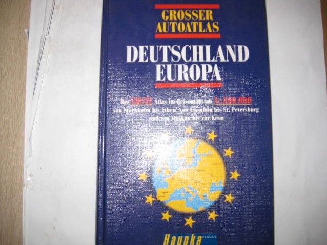 Großer dicker Autoatlas Deutschland Europa Haupka Verlag TOP ! in Standenbühl