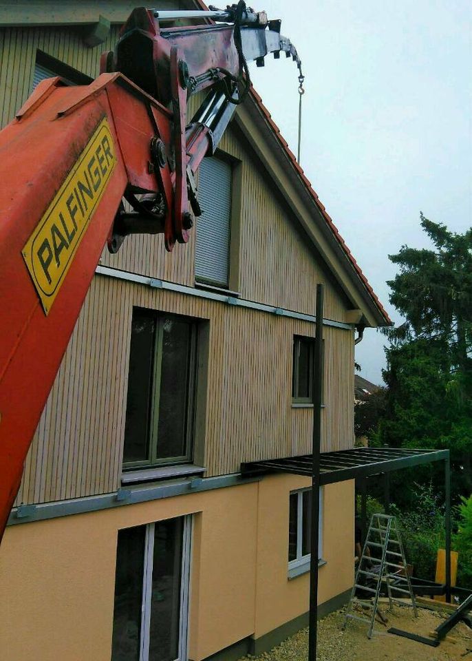 Unimog mit Kran 4t. für Umzug, Baumfällung in Konstanz