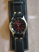 Alain Miller - Herren Armbanduhr mit extra breitem Leder Armband Mitte - Tiergarten Vorschau