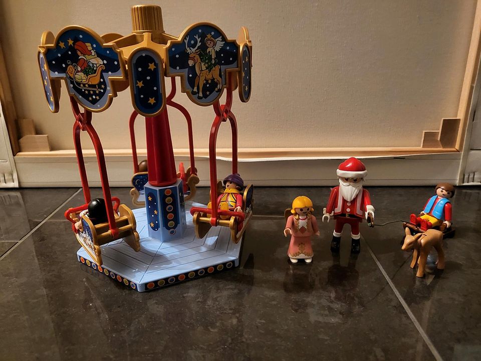 Playmobil 4888 Schlittenkarussel Weihnachtsmann  Engel in Thedinghausen