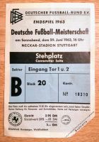 BVB09 - Eintrittskarte Endspiel 1963 Dortmund - Lütgendortmund Vorschau