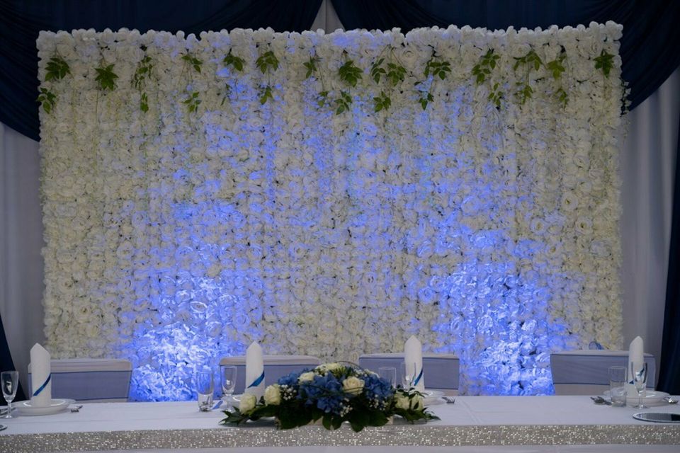 Blumenwand Fotowand mieten Hochzeitsdeko Dekoverleih Fotobox in Gudensberg