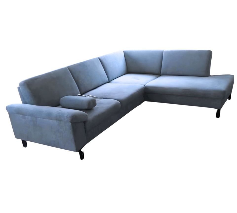 Sofa Récamiere Rechts Textil Metall Blau NP: 3726€ in Meitzendorf