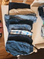 8 kurze Hosen Gr. 92 blau, beige, kariert, jeans Nordrhein-Westfalen - Bad Lippspringe Vorschau