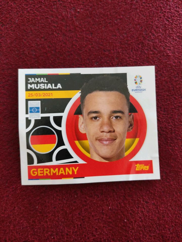 Topps UEFA Euro 2024 Sticker Musiala in Zweibrücken