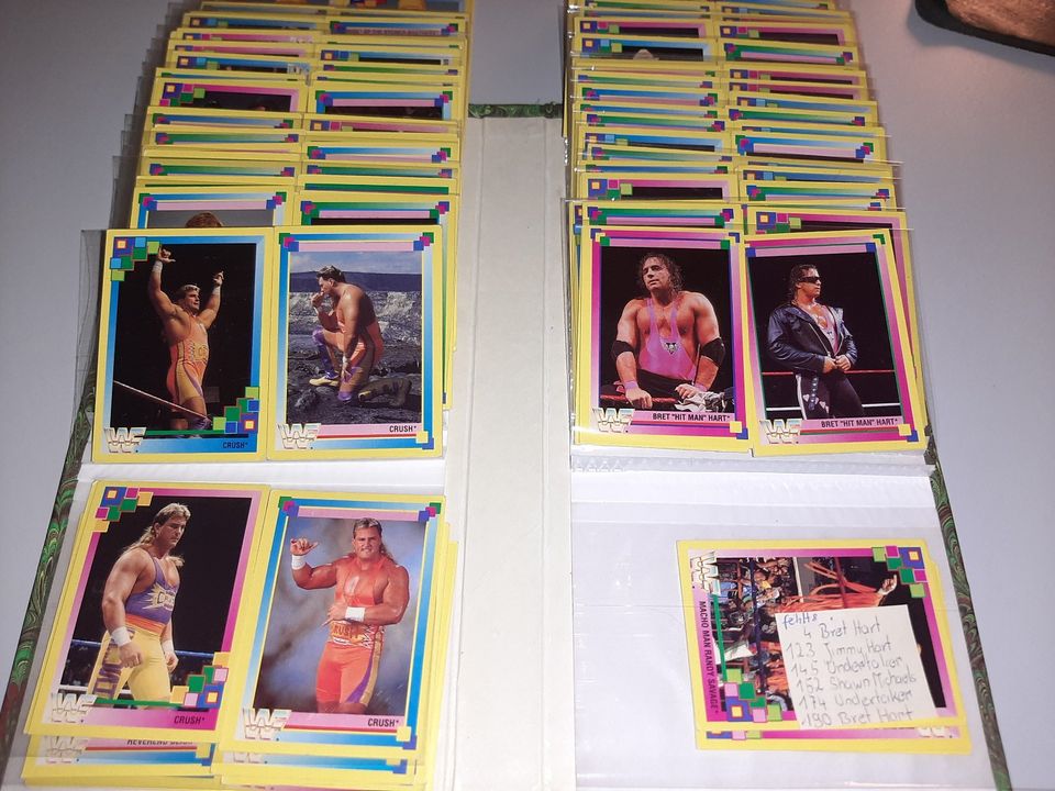 WWF Trading Cards, Merlin 1993, Sammelkarten, 190 Stück in Ellgau