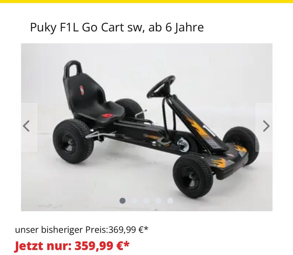 Puky Kettcar Puky F1L Go Cart sw, ab 6 Jahre in Essen