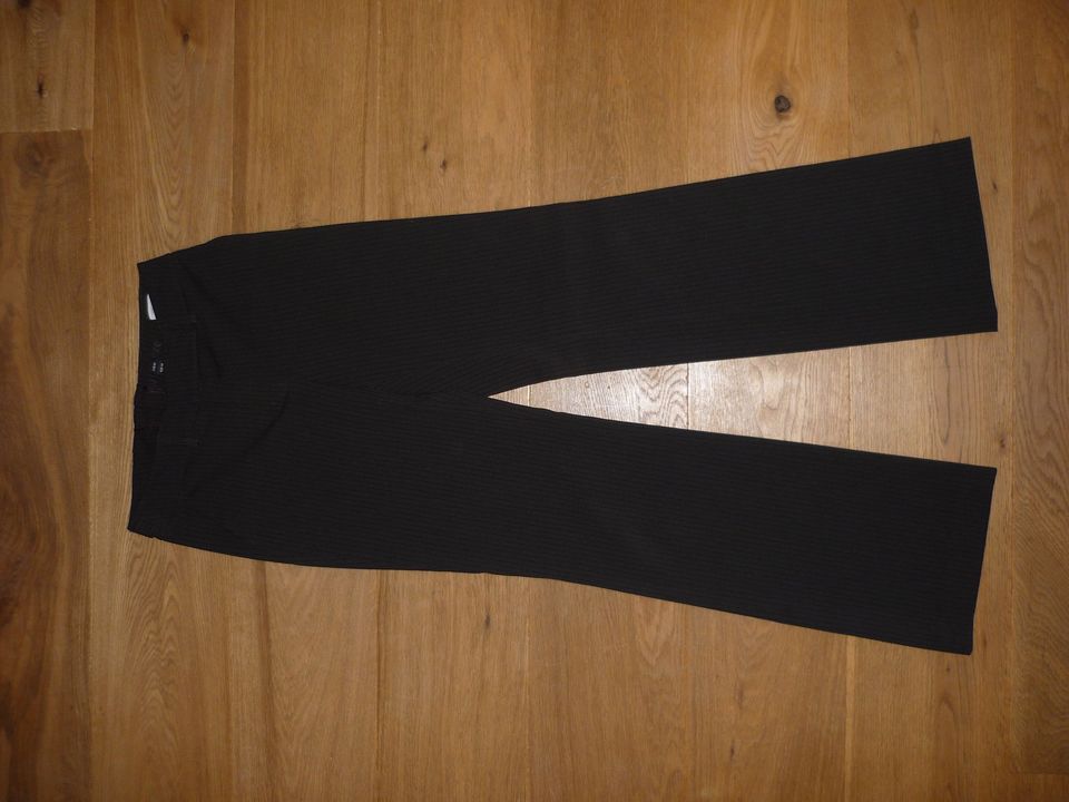 ⭐️H&M⭐ DAMEN NADELSTREIFEN BUSINESS STRETCH ANZUG HOSE 34 EHER 36 in Kamp-Lintfort