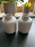 2 Vasen, Keramik, weiß Bayern - Bad Abbach Vorschau