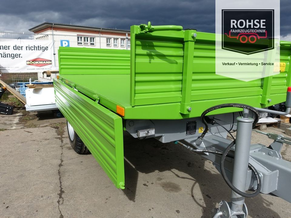 ROHSE EDK 2,8t Dreiseitenkipper 2,5x1,5x0,4m Traktor Schlepper in Unterwellenborn