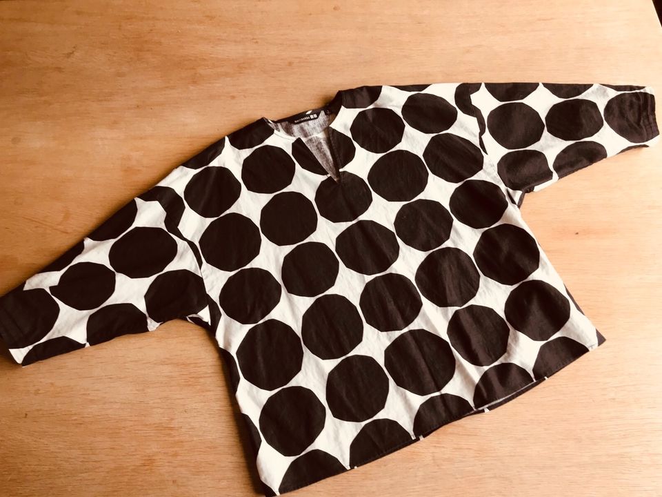 MARIMEKKO by Uniqlo Bluse Tunika Leinen Baumwolle Gr. S ca. 36/38 in Bielefeld