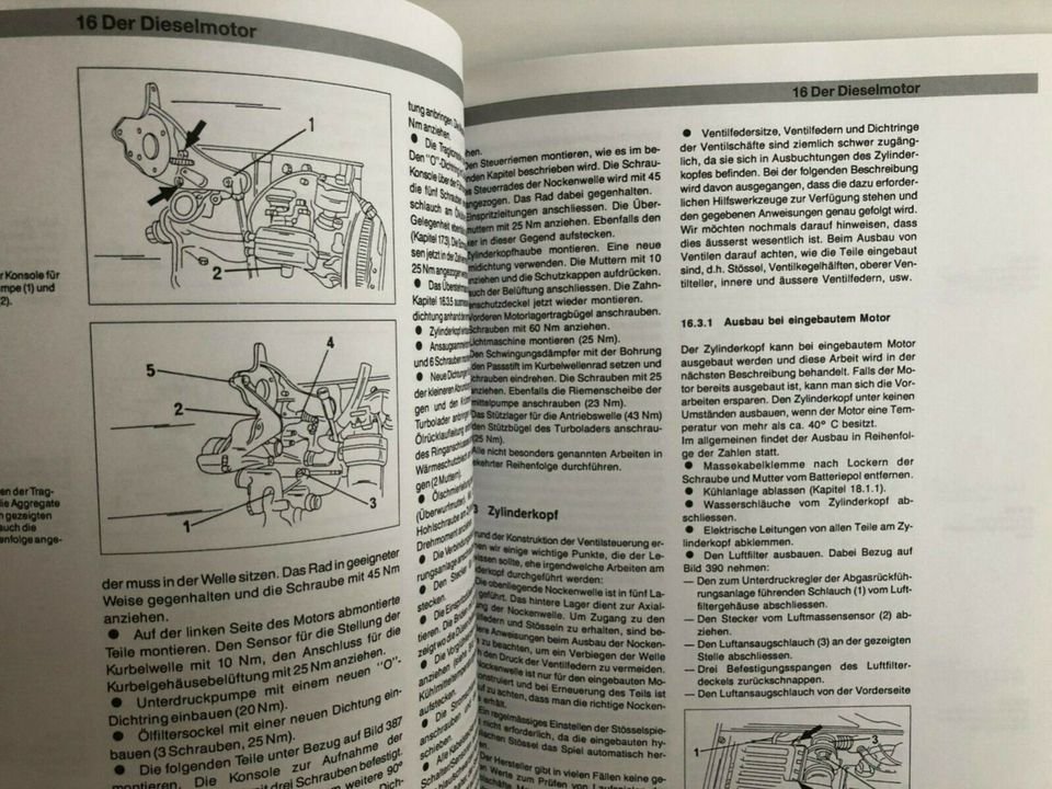 VW Sharan Ford Galaxy VR 6 Motor Diesel Benzin Reparaturbuch in Alsdorf