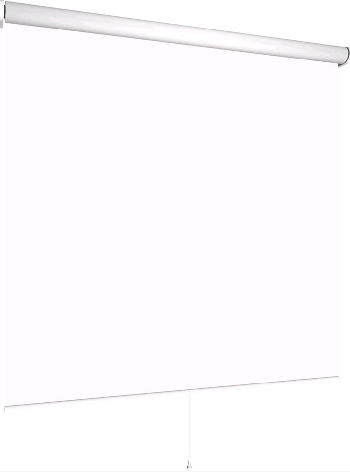 Verdunkelungsrollo Springrollo groß 180 x 180 Weiß Rollo in Holzwickede