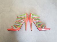 Schuhe High Heels Gr.38 neon farben orange pfirsich Party bunt Schleswig-Holstein - Bad Oldesloe Vorschau