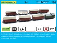 196 Minitrix Spur N Set gedeckte Güterwagen 8tlg DB Ep.III Kaiser Hessen - Eschwege Vorschau