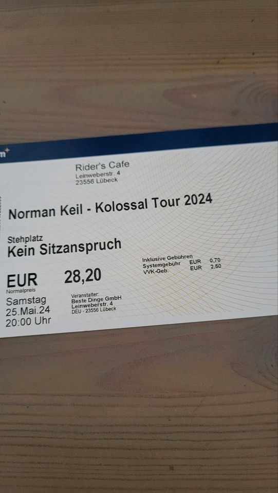 Norman Keil 25.5,20.00 Uhr im Rider's Café in Ziethen b. Ratzeburg
