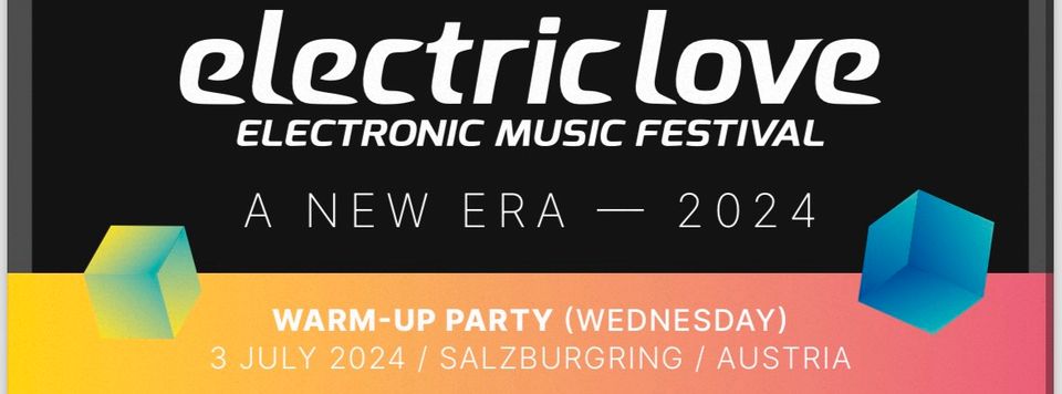 Electric Love Festival Pass 4 Tage in Adelsried