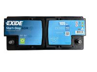 Exide EK1050 AGM Autobatterie Starterbatterie 12V 105Ah EN950A Baden-Württemberg - Murrhardt Vorschau