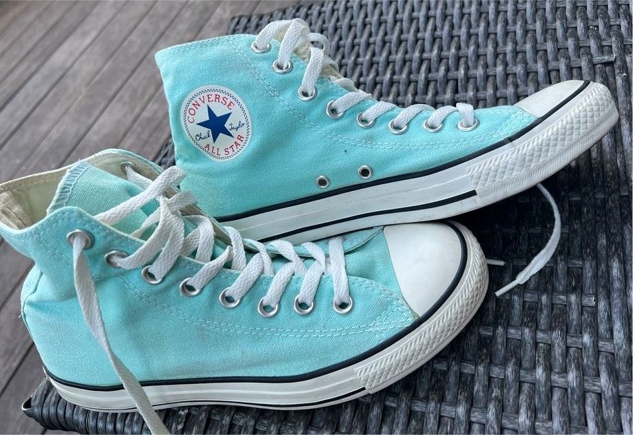 Converse Chucks Türkis hellblau. 39 1/2 perfekt bei 40  top! in Düsseldorf