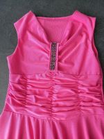 Stretch Kleid pink dehnbar, bequem Gr. 122 Raffung, festlich Bayern - Isen Vorschau