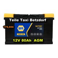 NAPA 12V 80AH AGM Autobatterie  179,95€ Batterie - Autoteile Rheinland-Pfalz - Betzdorf Vorschau