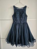 Laona Kleid Gr. 34 blau mit Spitzenoptik und Tüll Hessen - Bensheim Vorschau
