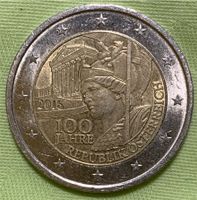 2€ Münze 100 Jahre Republik Österreich mit 3 Fehlprägungen 2018 Baden-Württemberg - Gerlingen Vorschau