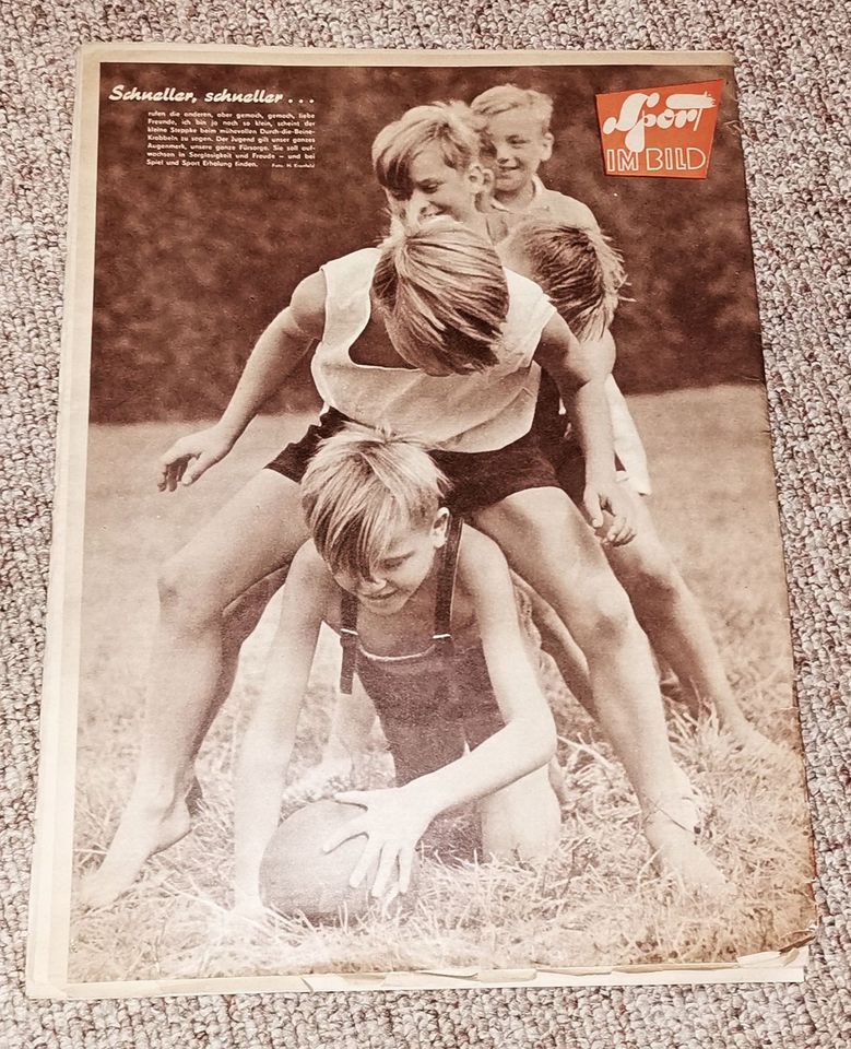 Sport im Bild 12. Juli 1957 Nr. 14, 6. Jahrgang, DDR in Bautzen