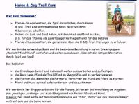 Horse&Dogtrail Kurs 16.06. 2024 Nordrhein-Westfalen - Rheda-Wiedenbrück Vorschau