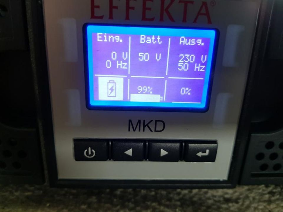 Effekta USV Dauerwandler MKD 1500 RT für Server in Tettnang