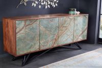 Massivholz Sideboard MOUNTAIN SOUL 175cm echter Naturstein schwarz Akazie Anrichte Anrichte Riess-Ambiente Hamburg Barmbek - Hamburg Barmbek-Süd  Vorschau