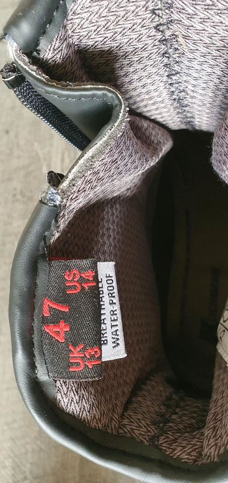 MOTORRAD Stiefel Gr. 47 Moped Stiefel für Fahrschule Biker in Plöwen