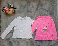 Mädchen Shirt Langarmshirt ZARA Staccato weiß pink 128 134 Rheinland-Pfalz - Idar-Oberstein Vorschau