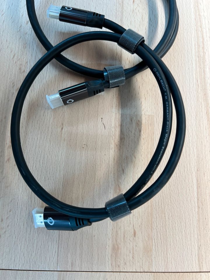 3x OEHLBACH Black Magic HDMI Kabel 75cm in Bad Münstereifel