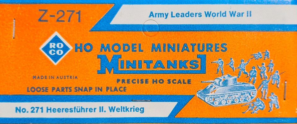Roco Minitanks 271 Heeresführer II. Weltkrieg in Cremlingen
