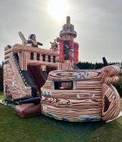 Hüpfburg Piratenschiff 8,4x4,5m Mieten leihen Kindergeburtstag Niedersachsen - Bispingen Vorschau