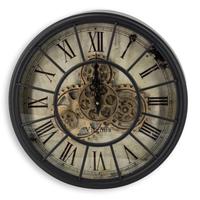 Kleine Wanduhr Industrie Stil Zahnrad Zählwerk 50 cm Schwarz Animation Zahnräder Wanddeko Deko Wände Möbel NEU Dekoration Nordrhein-Westfalen - Wermelskirchen Vorschau
