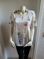 NEU - Shirt kurzarm, Gerry Weber, Gr.42, ecru mit Gräser-Muster Bayern - Reichertshausen Vorschau