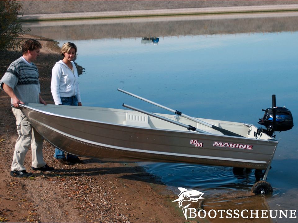 Angelboot Aluboot Aluminiumboot Motorboot Marine sofort verfügbar in Oranienburg