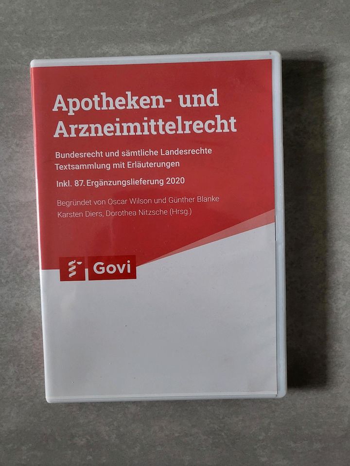 Apotheken- und Arzneimittelrecht mit 87. Ergänzungslieferung in Nordenham