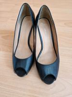 Peep toe schwarze Damen Schuhe Pumps  Echtleder Gr. 38 Baden-Württemberg - Karlsruhe Vorschau