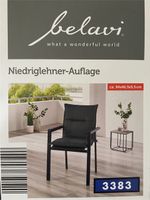 6x Niedriglehner-Auflagen für Gartenstuhl Niedersachsen - Achim Vorschau