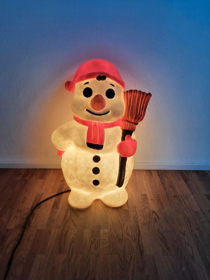 Schneemann Lampe, Leuchte, outdoor, 45cm hoch in Mauritz