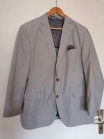 leichtes Sakko Jacket Gr. 27 XL Gr. 54 grau weiß feine Streifen Wiesbaden - Mainz-Kastel Vorschau