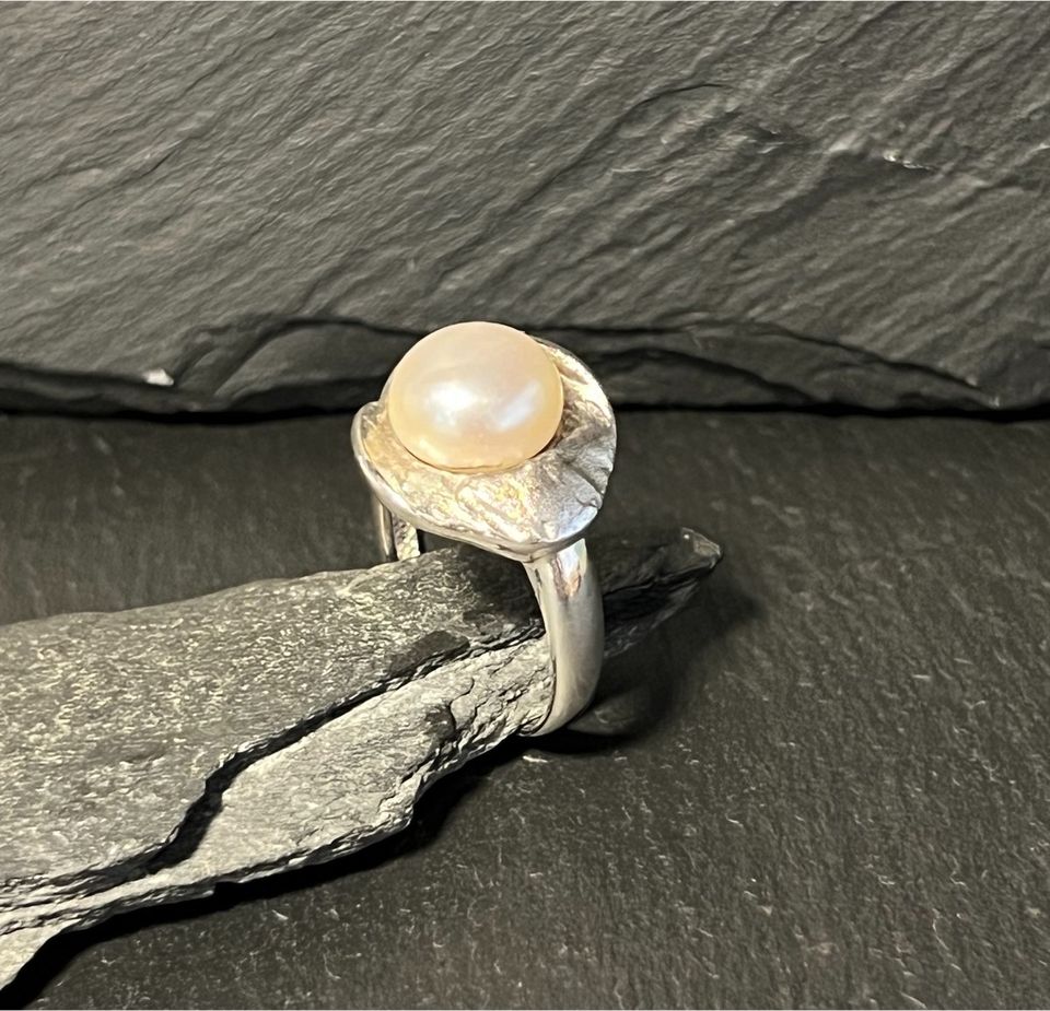 Ring / 925er Silber mit Perle / Silberschmuck / Schmuck T2366 in Berlin